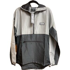 Black Rifle Coffee Company Packable Anorak Windbreaker Men's S Gunmetal NWT